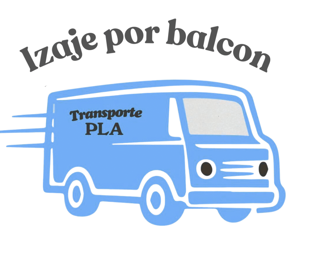 izaje de muebles por balcon